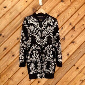 BCBGMaxazria Embroidered Lace Jacket Size S